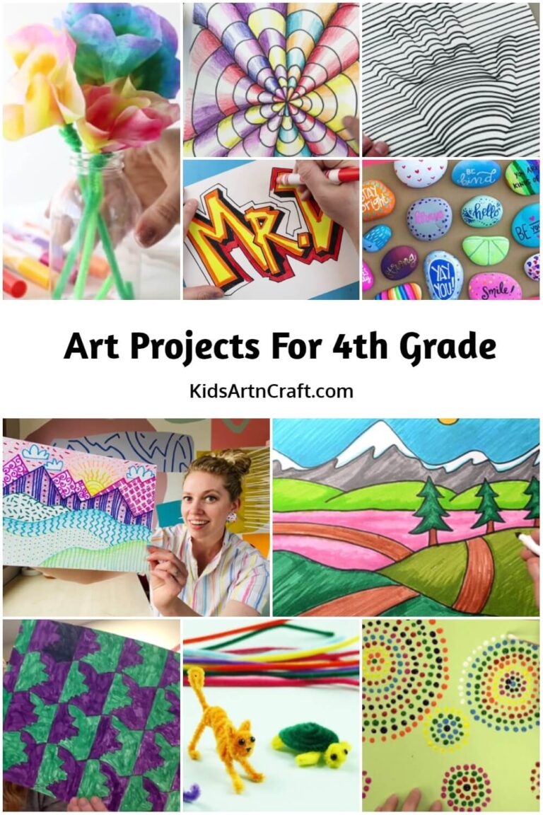 Art Projects for 4th Grade - Kids Art &amp; Craft