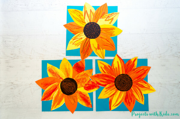 Autumn Sunflower Craft For 4th Grade