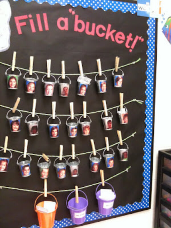 Bucket Filling Concept Display For Student