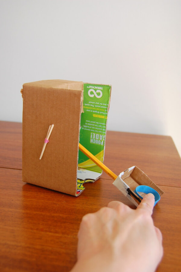  DIY Cardboard Box Catapult Craft Ideas For Kids