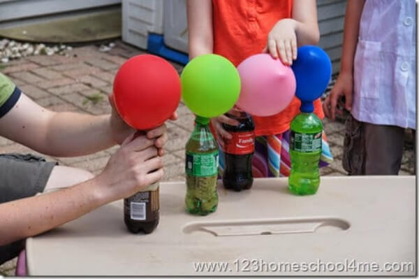 Chemistry Experiment With Pop Rocks Balloon