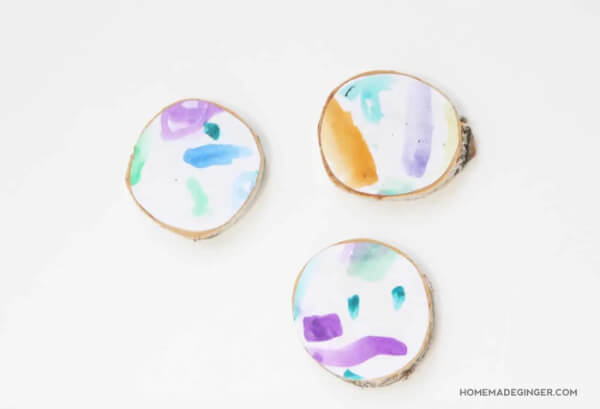 Easy Painting Ideas For Kids Easy Coasters Art & Craft Idea For Kids