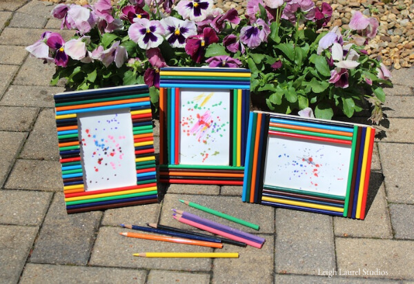3rd Grade Art Projects For Classroom Colored Pencil Picture Frame for 5th Grade