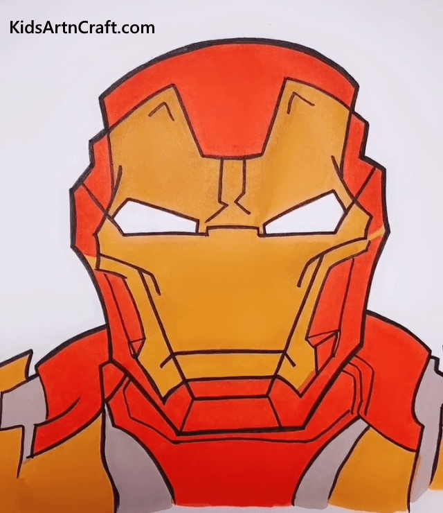 Let's Draw Something Easy And Fun Today Splendid Iron Man