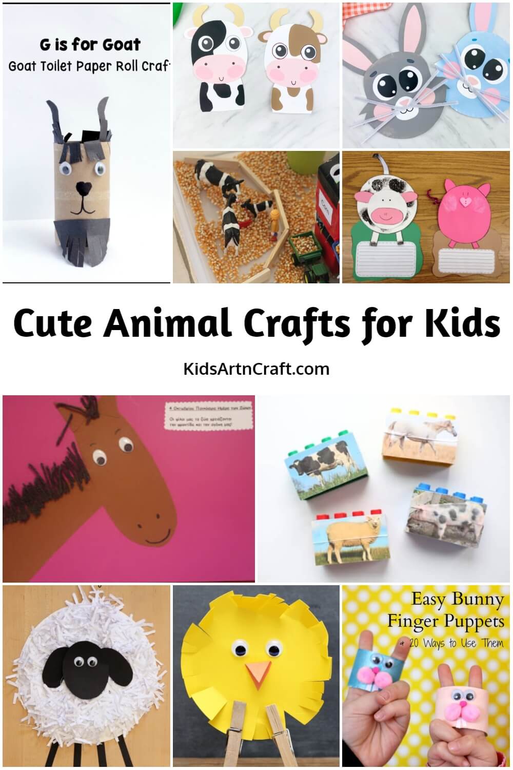 Cute Animal Crafts for Kids - Kids Art & Craft