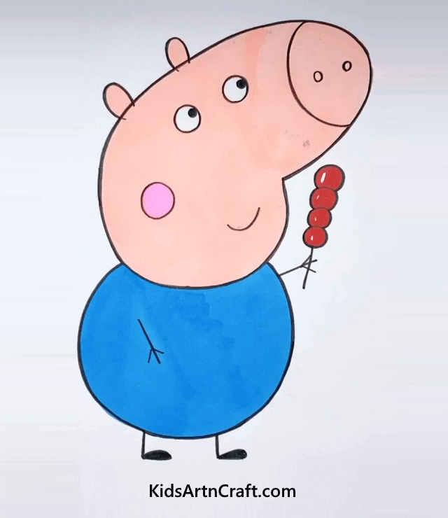 Creative Drawing & Coloring Activities for Kids Thinking Pig
