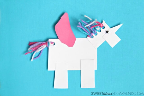 DIY Cute Unicorn Paper Craft For Preschoolers