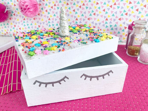 Simple Way To Make Cute Unicorn Gift Box For Toddlers