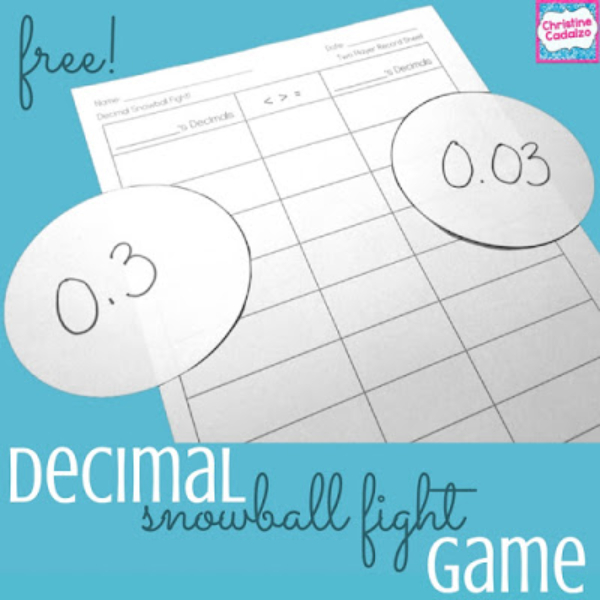 Math Games Classroom Ideas For 5th Grade Free Comparing Decimals Game For Kids