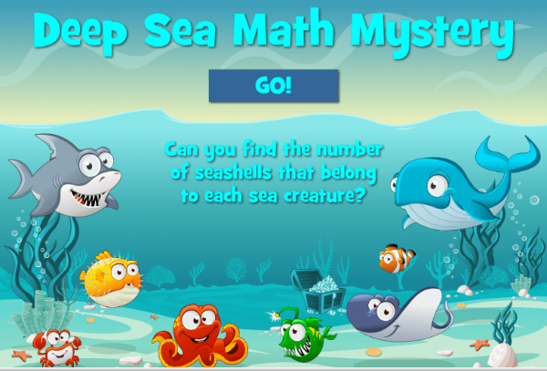 Math Games Classroom Ideas For 5th Grade Deep Sea Cool Math Mystery Game For kids