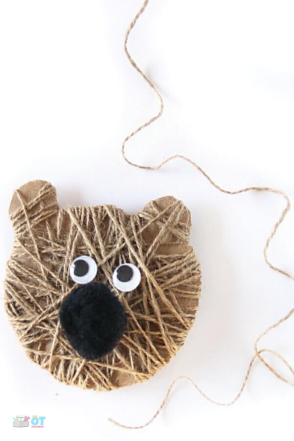 DIY Bear Ornament Craft For Preschoolers