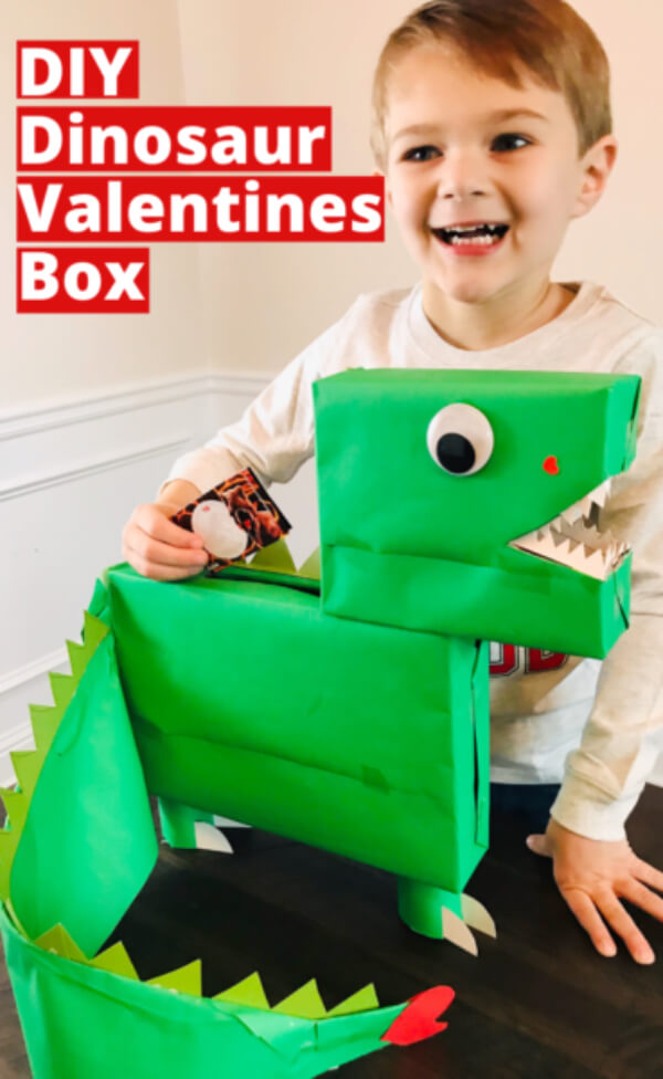 DIY Dinosaur Valentine Box Ideas For Kids