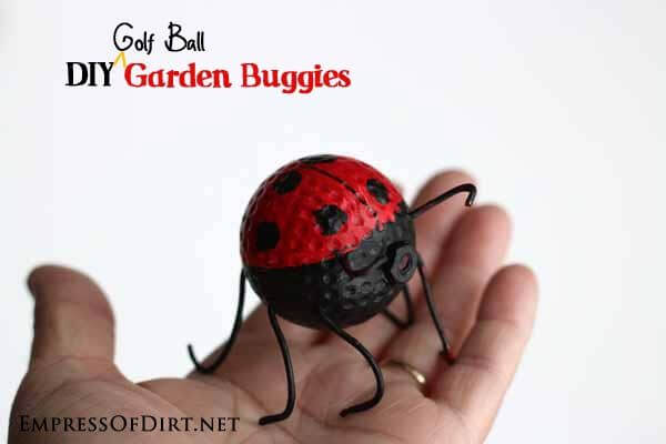 DIY Golf Ball Ladybug Craft Project For Adults