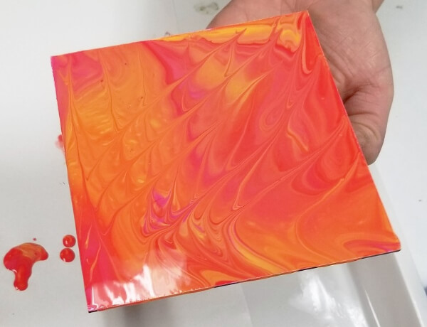 IY Paint Pouring Craft Idea For Kids