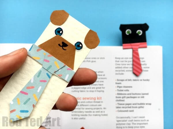 DIY Pug Bookmark Craft For Kids