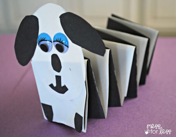Puppy Crafts & Activities For Kids DIY Spring Dog Paper Craft Idea For Kids