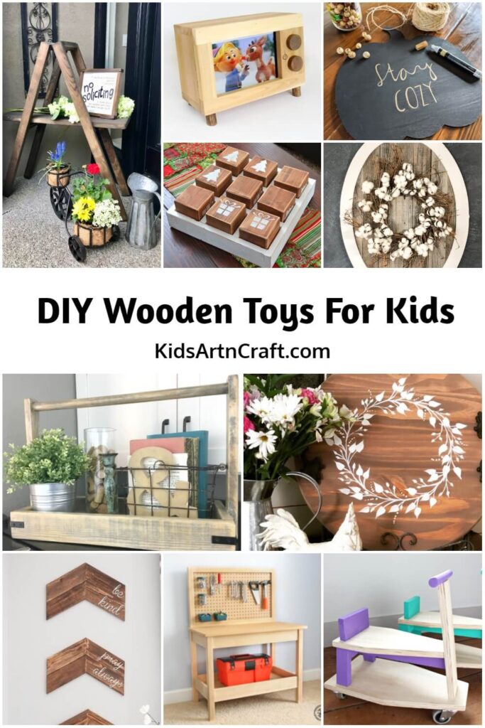 DIY Wooden Toys For Kids - Kids Art & Craft