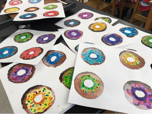 Art Project Ideas For 5th Grade Donuts Painting Ideas For Third Grade