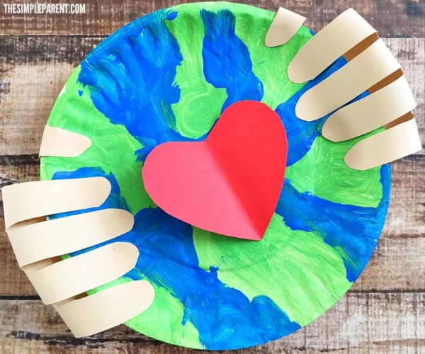Celebrate International Earth Day Craft With Paper Plate