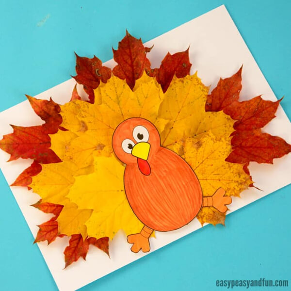 Easy Turkey Leaf Craft Ideas For Toddlers Thanksgiving Crafts for Kids