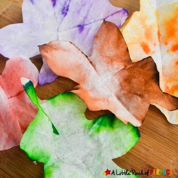 Easy Autumn Leaves Art Activity For Kids Leaf Craft Ideas For Kids