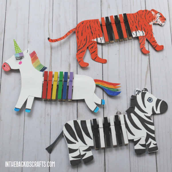 Easy Clothespin Animal Craft Ideas For Preschoolers