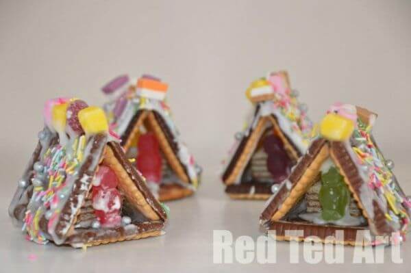 Easy Gingerbread Houses Craft For Kids Gingerbread Man Craft Ideas For Kids