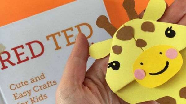 Beautiful Giraffe Bookmark Craft For Kids
