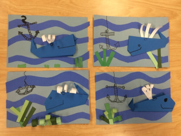 Art Project Ideas for 2nd Grade Easy Paper Craft Fish For 2nd Grade