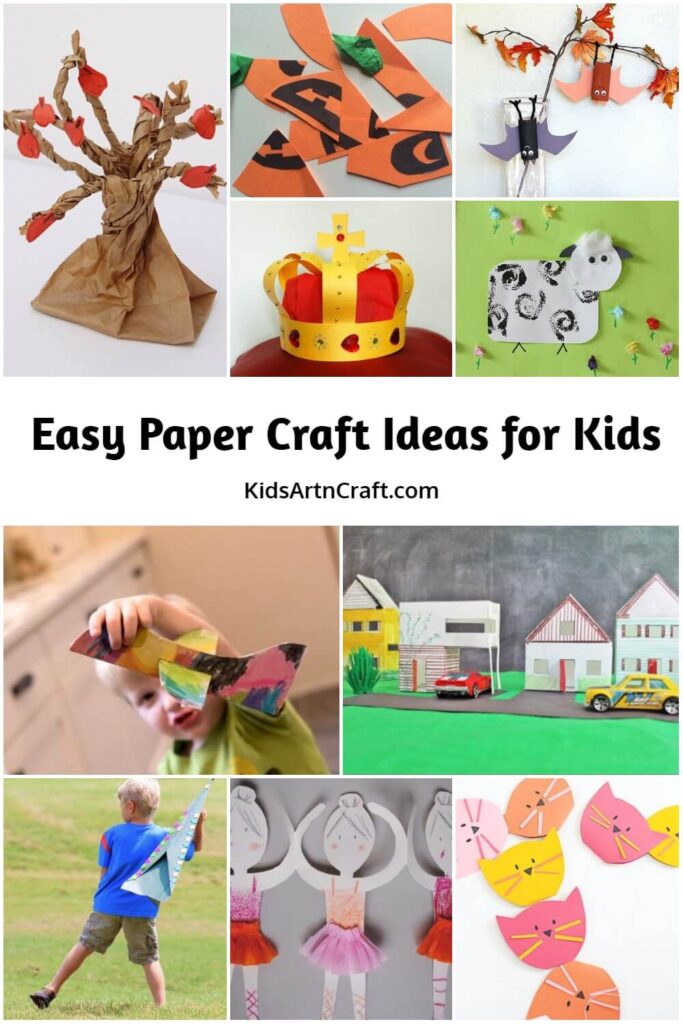  Easy Paper Crafts for Kids