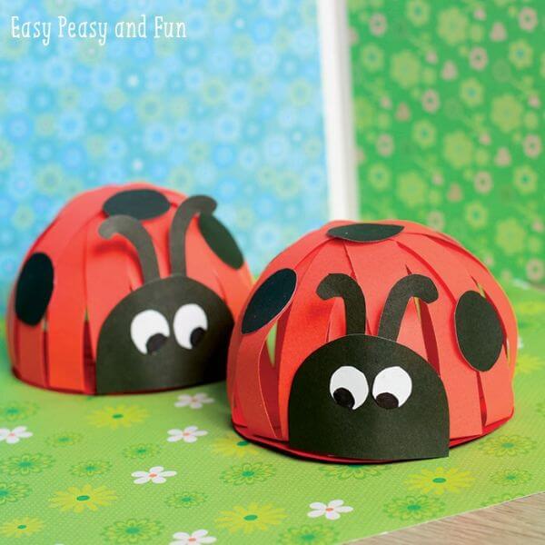 Easy Paper Ladybug Craft Ladybird Crafts & Activities For Kids