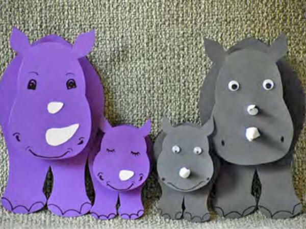 Easy Rhino Craft Ideas For Kids
