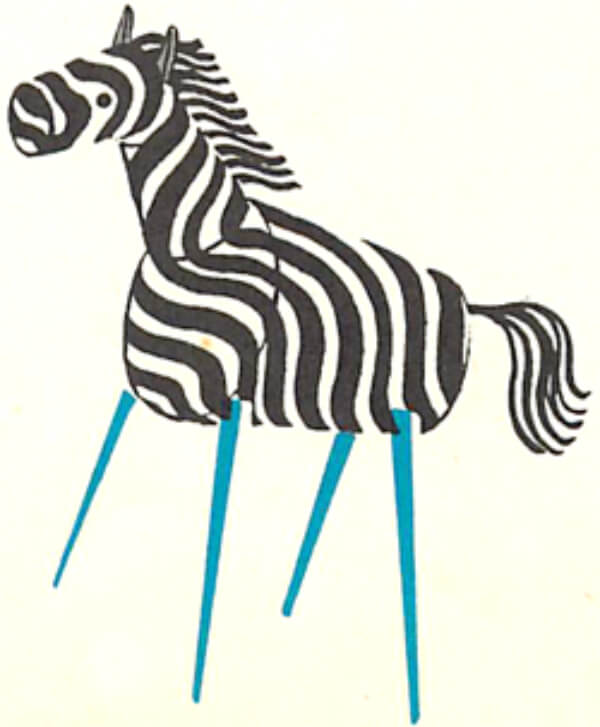 Zebra Crafts & Activities For Kids 3D Paper Zebra Craft Ideas For Preschoolers