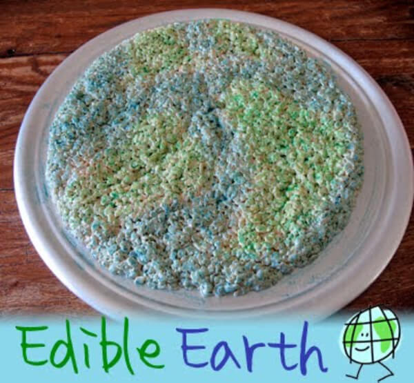 Edible Earth Day Celebration With Rice Krispy Treats
