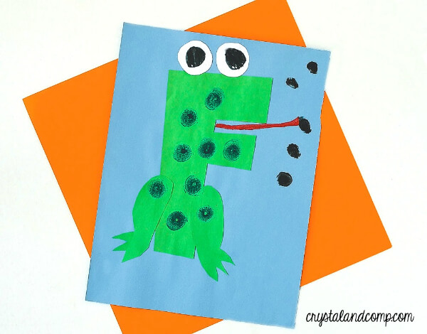F Is For Frog Craft Toad Crafts & Activities for Kids
