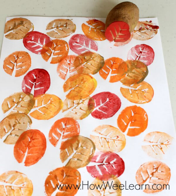 Potato Stamping Art Ideas for Kids