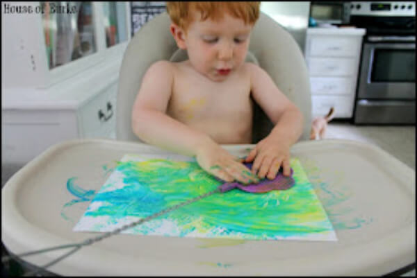 Arts and Crafts Ideas for Toddlers Painting With Fly Swatter