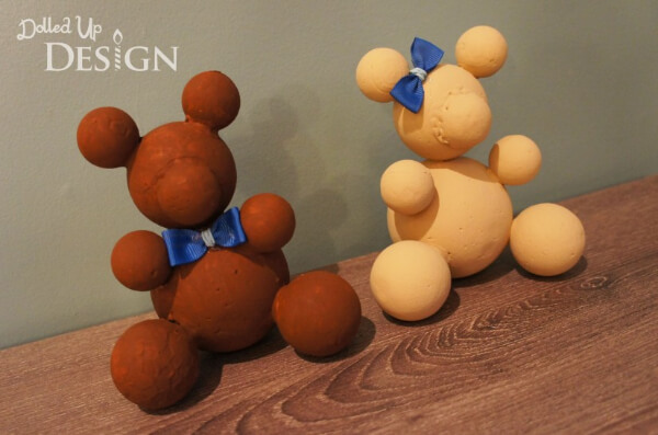 Foam Ball Teddy Bear Craft Ideas for Kids