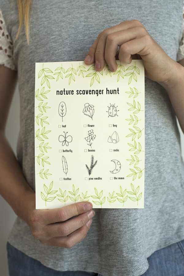  Spring Scavenger Hunt Ideas for Kids Free Nature Scavenger Hunt