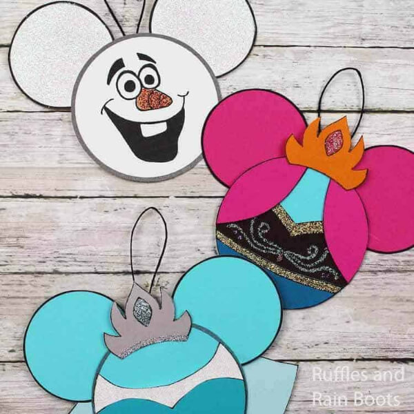 Winter Craft Ideas for Kids Easy Disney’s Frozen Ornaments Kids Can Make!