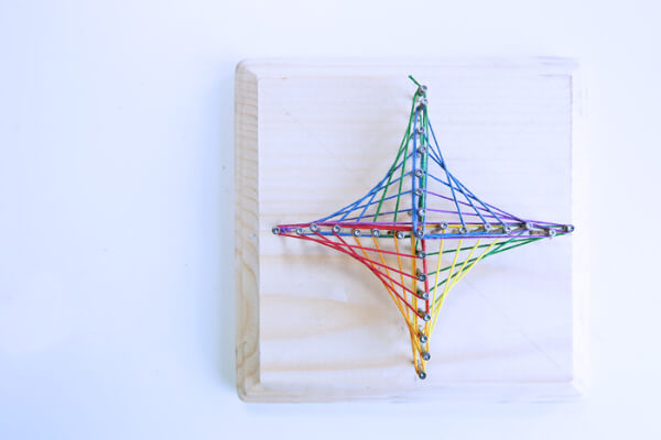 Creative Art Projects For Toddlers & Preschoolers Geometry Art Activities With String