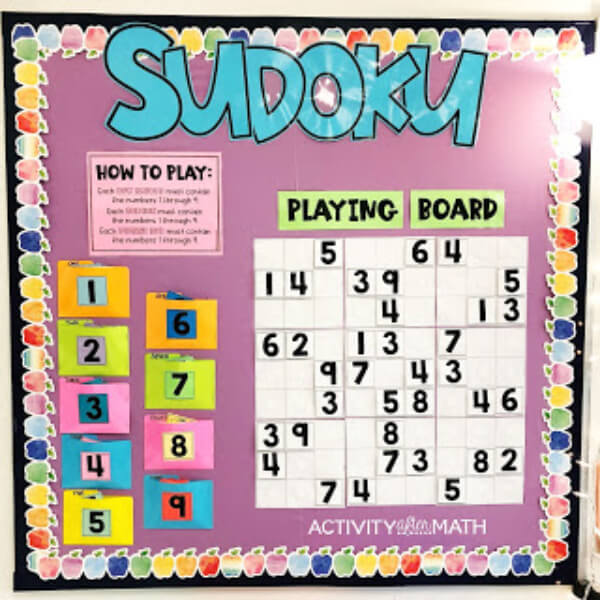 Interactive Bulletin Boards For Classroom Giant Interactive Sudoku Bulletin Board For Classroom