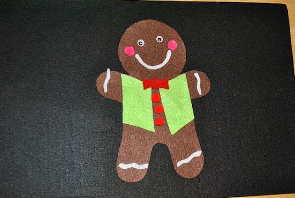 Gingerbread Dress-up Doll Idea For Decorating Gingerbread Man Craft Ideas For Kids