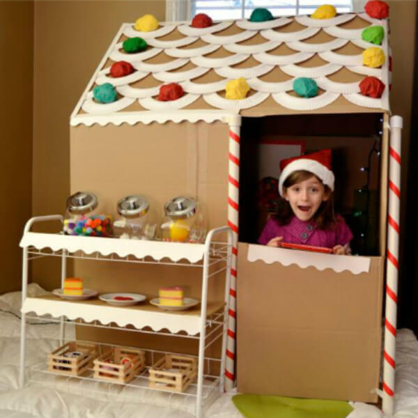 Cardboard Gingerbread House Life Size