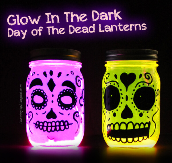 Amazing Day Of The Dead Glow In The Dark Lanterns