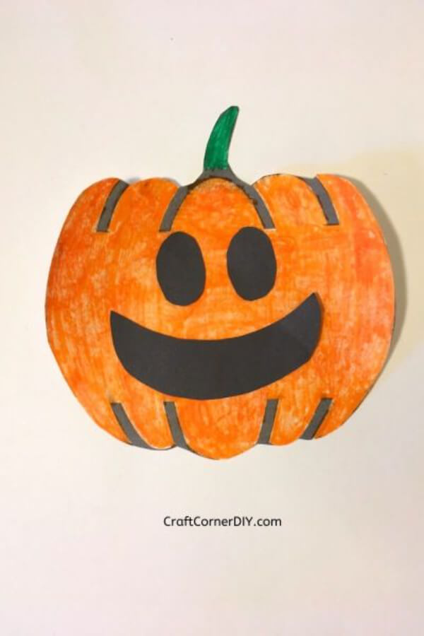 Halloween Pumpkin Craft For Kids