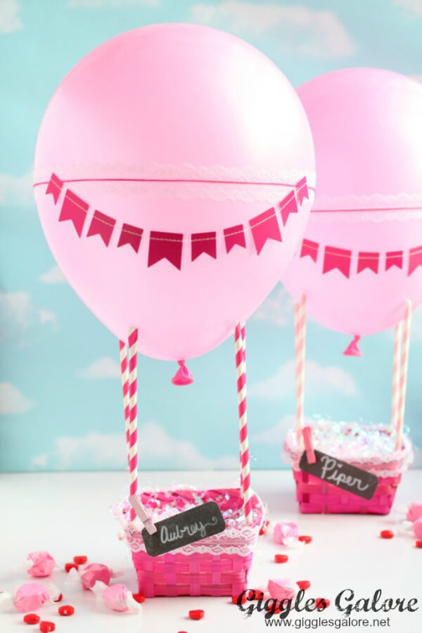 Hot Air Balloon Valentine Box Ideas