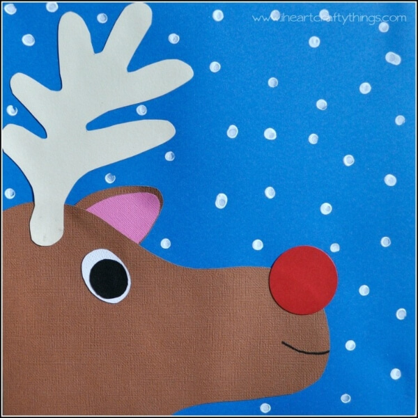 How To Make Rudolph Paper Craft Christmas Christmas Art & Craft Ideas for Kids