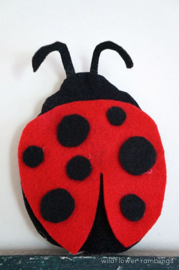 How To Make A Felt Ladybug Craft Project Ladybird Crafts & Activities For Kids