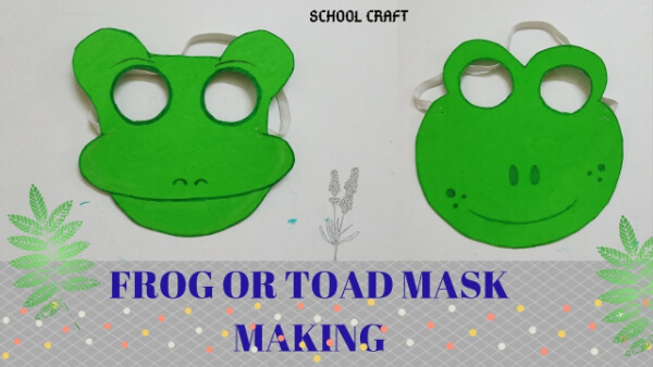 How To Make A Frog And Toad Mask Craft In School Toad Crafts & Activities for Kids